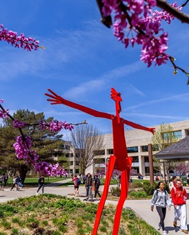 Iowa State University in the springtime is a great season for a campus tour. Credit Iowa State University Facebook 